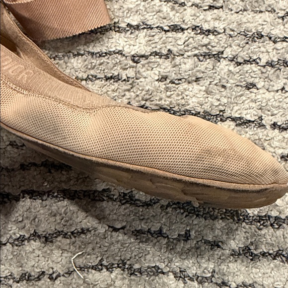 Dior Nude Ballet Flats with Ribbons - Picture 8 of 11